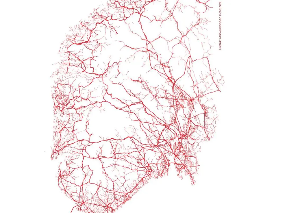 bilde Berge: Ein hyllest til straumnettet vårt