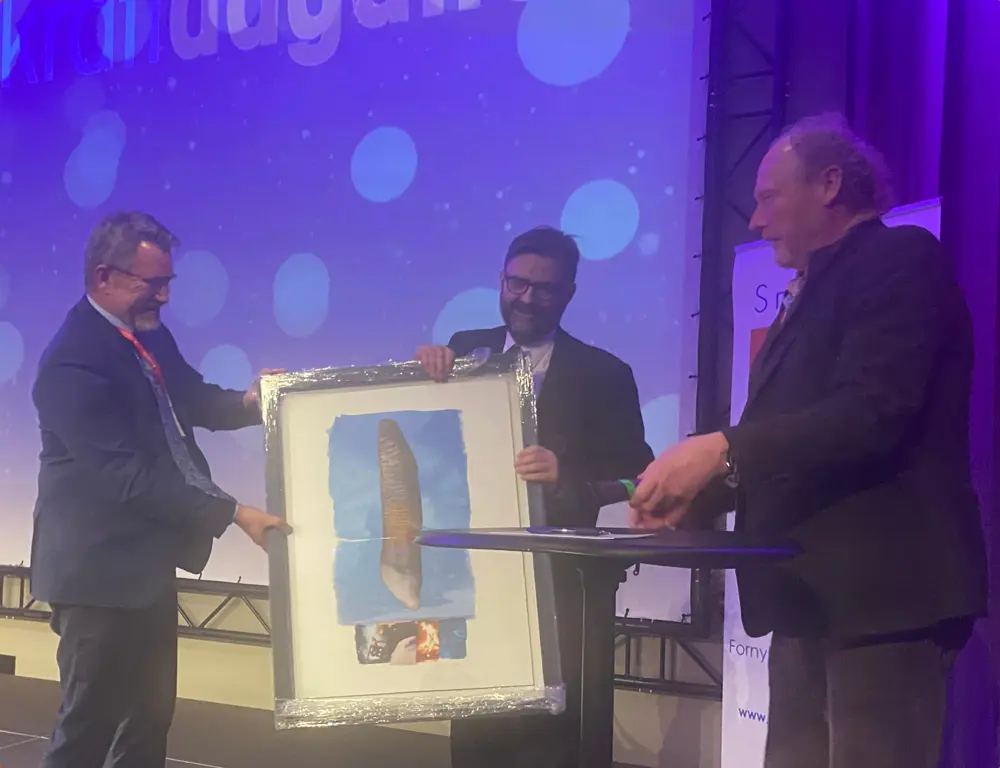 bilde Småkraftprisen 2024 til Knut Olav Tveit!