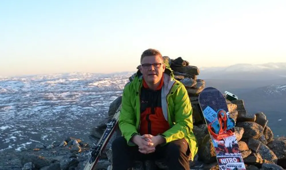 bilde Øyvind skal vedlikeholde 29 småkraftverk nordpå